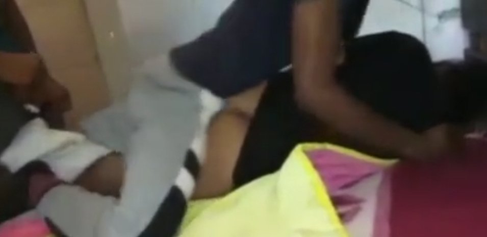 They took turns to  fuck the  girl in there hostel 